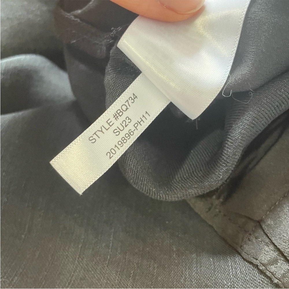 J. Crew Black Linen/Cotton Wide Leg Pants - Picture 6 of 7